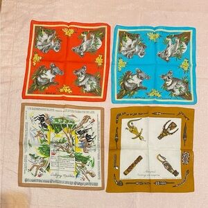 Australia Handkerchiefs lot of 4.